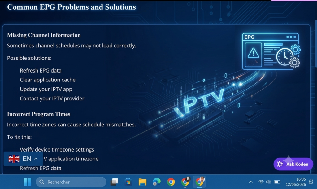 EPG IPTV